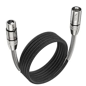 Xlr Cable Ft Microphone Cables Xlr Male To Female Heavy Duty Balanced