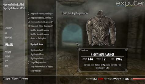 Skyrim: How To Get Nightingale Armor [Location] - eXputer.com