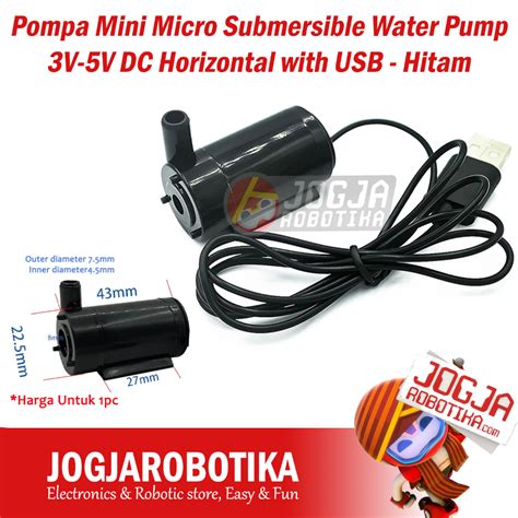 Jual Pompa Mini Micro Submersible Water Pump V V Dc Pompa Air Mini