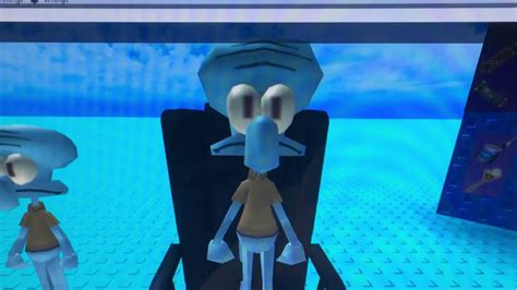 Squidward On A Chair Roblox Game 😀 Youtube