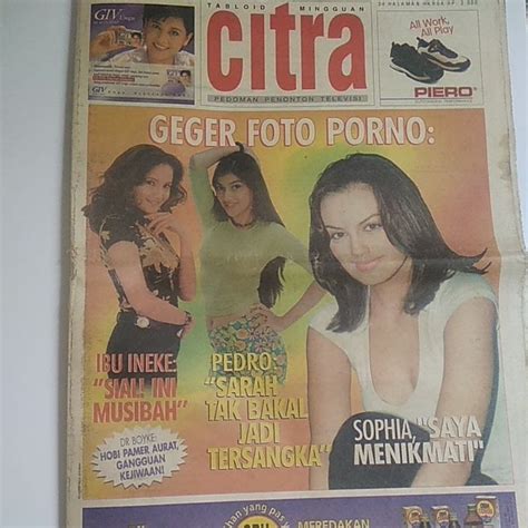 Jual Tabloid Citra Tahun 1999 Cover Ine Sarah Sophia Shopee Indonesia