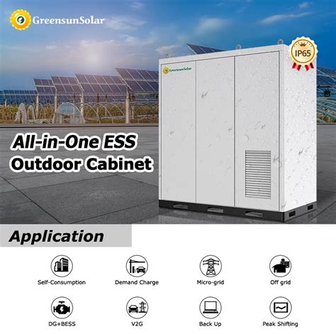 All In One Bess Solar Lifepo Battery Outdoor Cabinet Ess Kwh Kwh