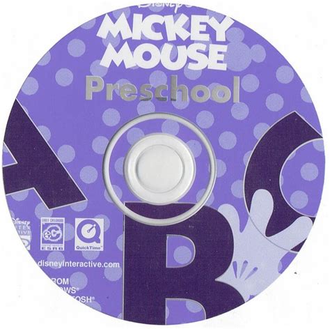 Disney Mickey Mouse Preschool ABC PC Game Disney Interactive Disc Only