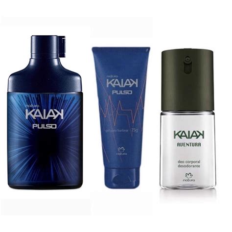 Kit Col Nia Kaiak Pulso Ml Deo Corporal Kaiak Aventura Gel Para