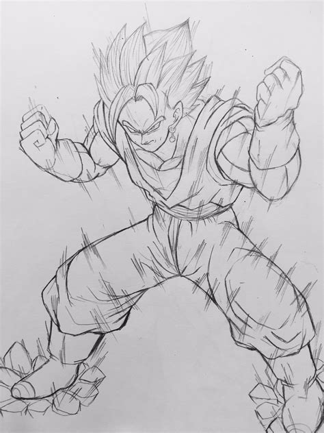 Bejito Ssgss Dibujo De Goku Como Dibujar A Vegeta Personajes De