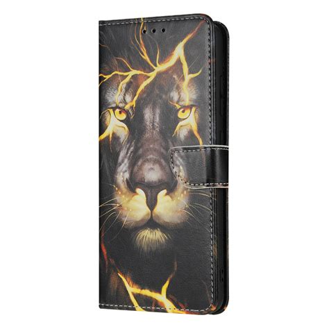 B B Solidenz Bookcase Samsung Galaxy A Lion