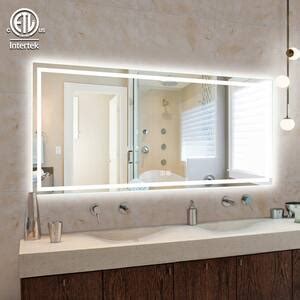 HOMLUX 48 In W X 30 In H Rectangular Frameless LED Light With 3 Color