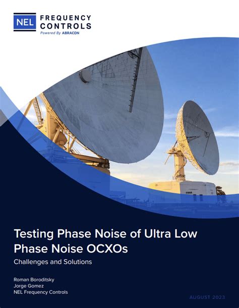 Abracon Testing Of Ultra Low Phase Noise Ocxos Tti Inc