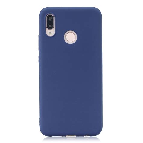 Huawei P Lite Funda Carcasa De Gel Tpu Mate Azul Marino Mifunda