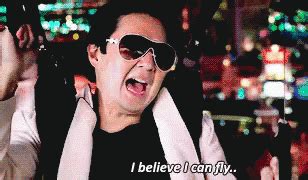 Mr Chow I Believe I Can Fly GIF - MrChow IBelieveICanFly TheHangover ...