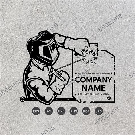 Welder Svgwelding Svgiron Worker Svgwelding Man Svgwelder Logo Svg