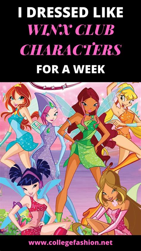 Winx Club Fashion I Dressed Like Winx Club Characters For A Week