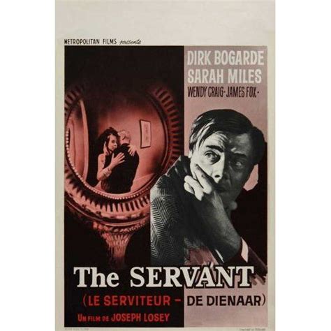 The Servant. Joseph Losey film based on Harold Pinter manuscript. UK ...