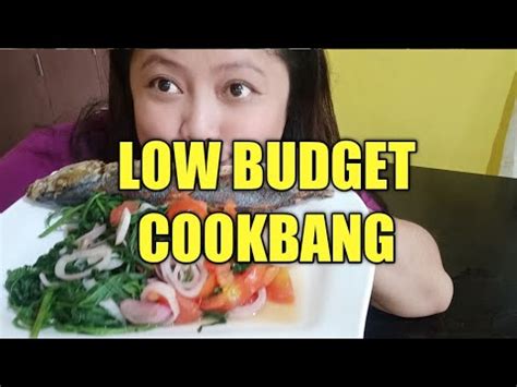 Low Budget Cookbang 2 Talbos Ng Kamote At Isda YouTube