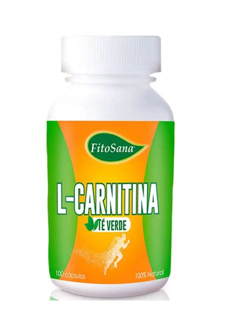 L Carnitina T Verde C Psulas Fitosana Tienda Biocentro Lima Per