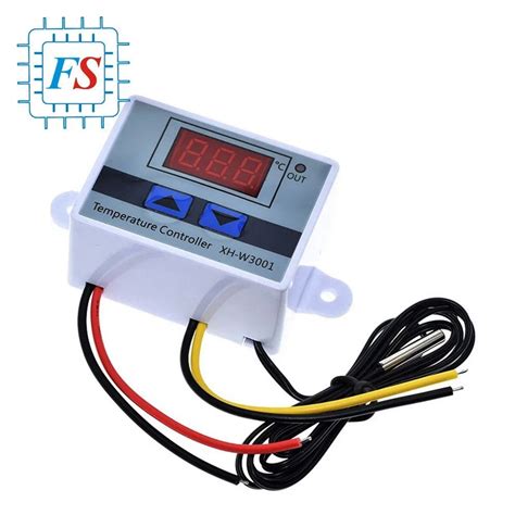 10A 12V 24V 220VAC Digital LED Temperature Controller XH W3001 For