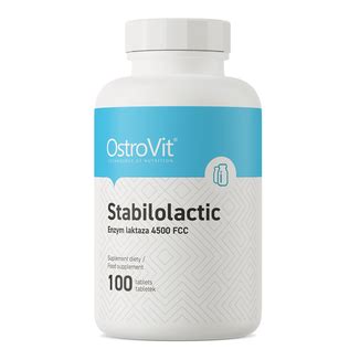 OstroVit Stabilolactic Enzym Laktaza 4500 FCC 100 Tabletek Cena