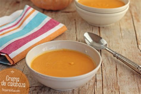 Crema De Calabaza Una Receta F Cil De Pequerecetas