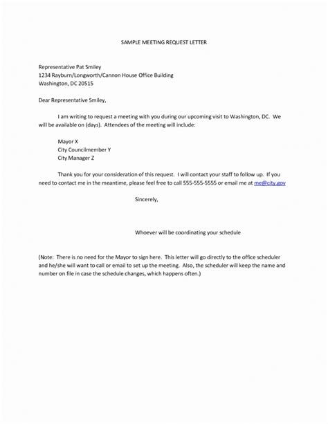 Appointment Request Email Template Business Format