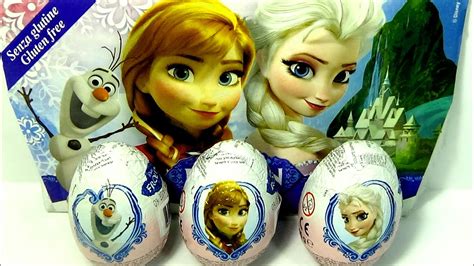 3 Surprise Eggs Disney FROZEN YouTube