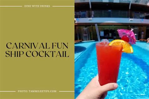 Carnival Cocktails To Shake Up Your Boozy Adventures Dinewithdrinks