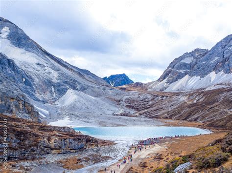 Beautiful Landscapes Of Milk Lake In Yading Nature Reservethe Yading