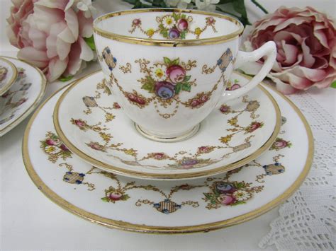 Antique Tea Cup Trio From Wild Brothers Vintage China Tea Etsy