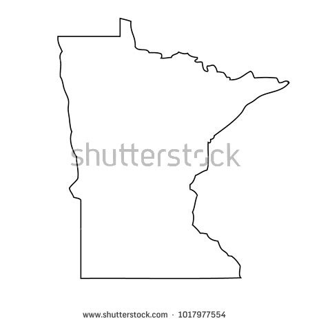 Minnesota Outline Vector at GetDrawings | Free download