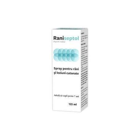 Raniseptol Spray Pentru Rani Si Leziuni Cutanate 125 ML