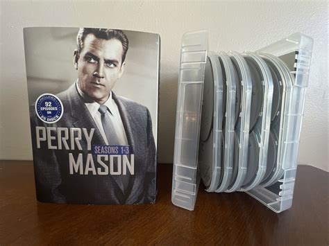 Perry Mason Seasons 1 3 New DVD Boxed Set Full Frame Mono Sound