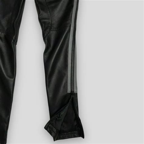 Men S Gay Leather Pants Genuine Lambskin Leather Black Color