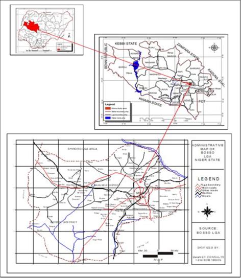 Extracted Map of the Study Location from Niger State, Nigeria ...