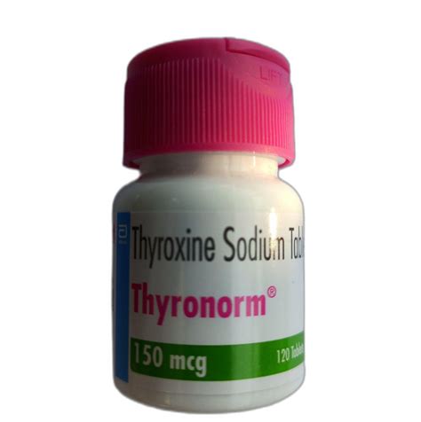 Thyroxine Sodium Tablets Ip 150 Mcg 175 Mcg Thyronorm At Rs 260