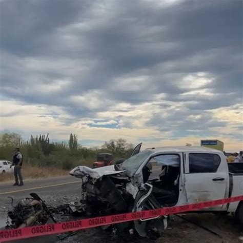 Choque Entre Camionetas Deja Un Muerto Y Un Herido En Caitime