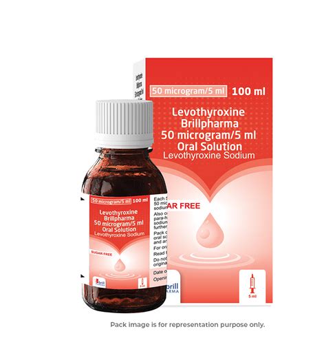 Levothyroxine Brillpharma 50 Microgram 5 Ml Oral Solution Brillpharma