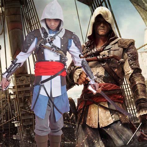 Assassins Creed 4black Flag Cosplay Costumes