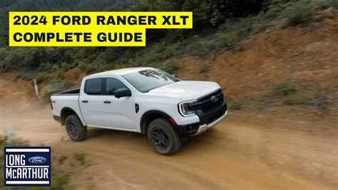 All Standard And Optional Equipment On The 2024 Ford Ranger Xlt Youtube