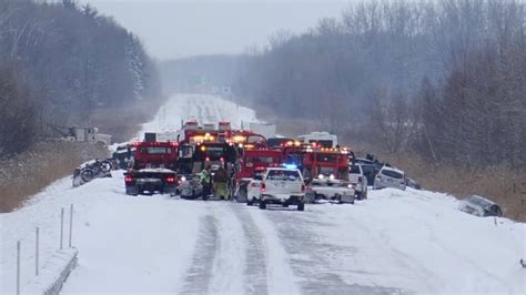 Icy Roads Blowing Snow Lead To Pileups On Highways 40 And 640 Near