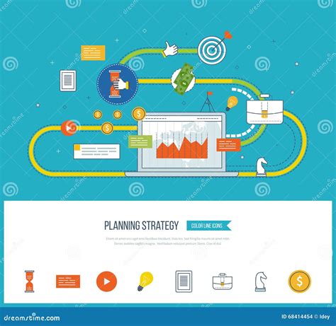 Concepto De La Estrategia Del Planeamiento Crecimiento De La Inversión
