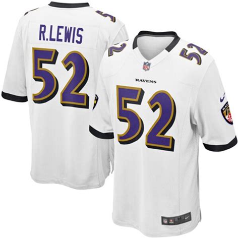 Nike Ray Lewis Baltimore Ravens Youth Game Jersey - White - NFLShop.com