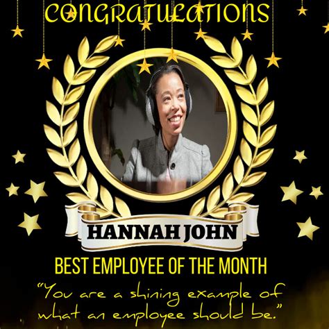 Congratulations wishes to best employees Template | PosterMyWall