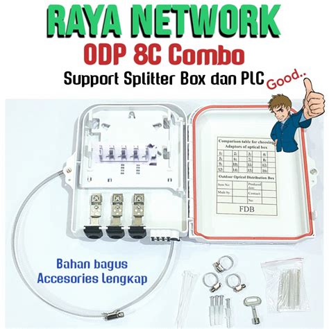 Jual ODP 8 Core Combo Kosongan Box Splitter Dan PLC Shopee Indonesia