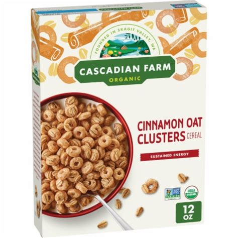 Cascadian Farm Organic Cinnamon Oat Clusters Breakfast Cereal Oz