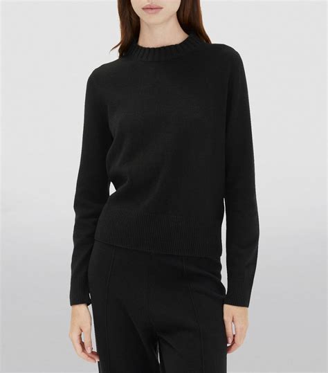 Womens Chinti Parker Black Wool Cashmere Sweater Harrods US