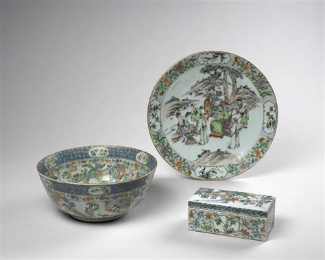 Lot Ensemble De Porcelaines De Canton Chine Fin Du Xixe D But Du