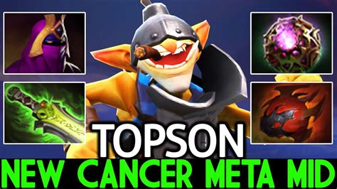 TOPSON Techies New Cancer Meta Mid Most Annoying Hero Dota 2 YouTube