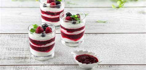 Semifrio De Iogurte Coulis De Frutos Vermelhos Sidul