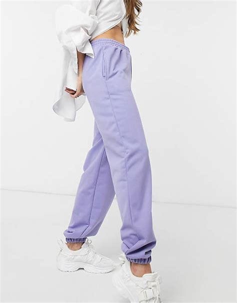 Asos Design Lounge Co Ord Super Oversized Jogger In Blue Asos