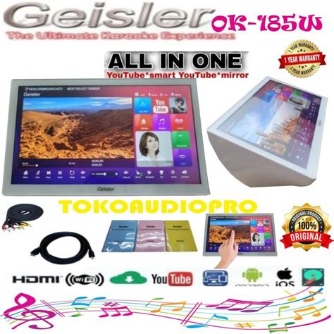 Jual Mesin Karaoke Geisler Ok185w Player Karaoke All In One Geisler Ok