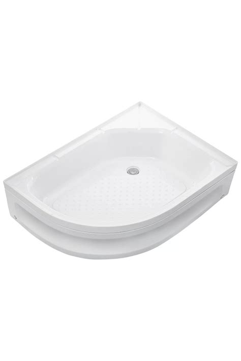 Поддон для душа 90x80 с сифоном Wemor 10000006056 R, акриловый, высота ...